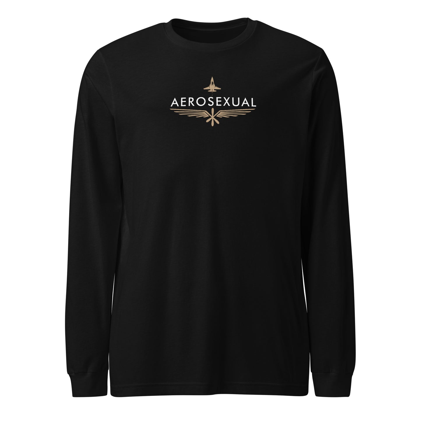 Aerosexual Long Sleeve - Aviation Tee - Unisex Cotton Shirt
