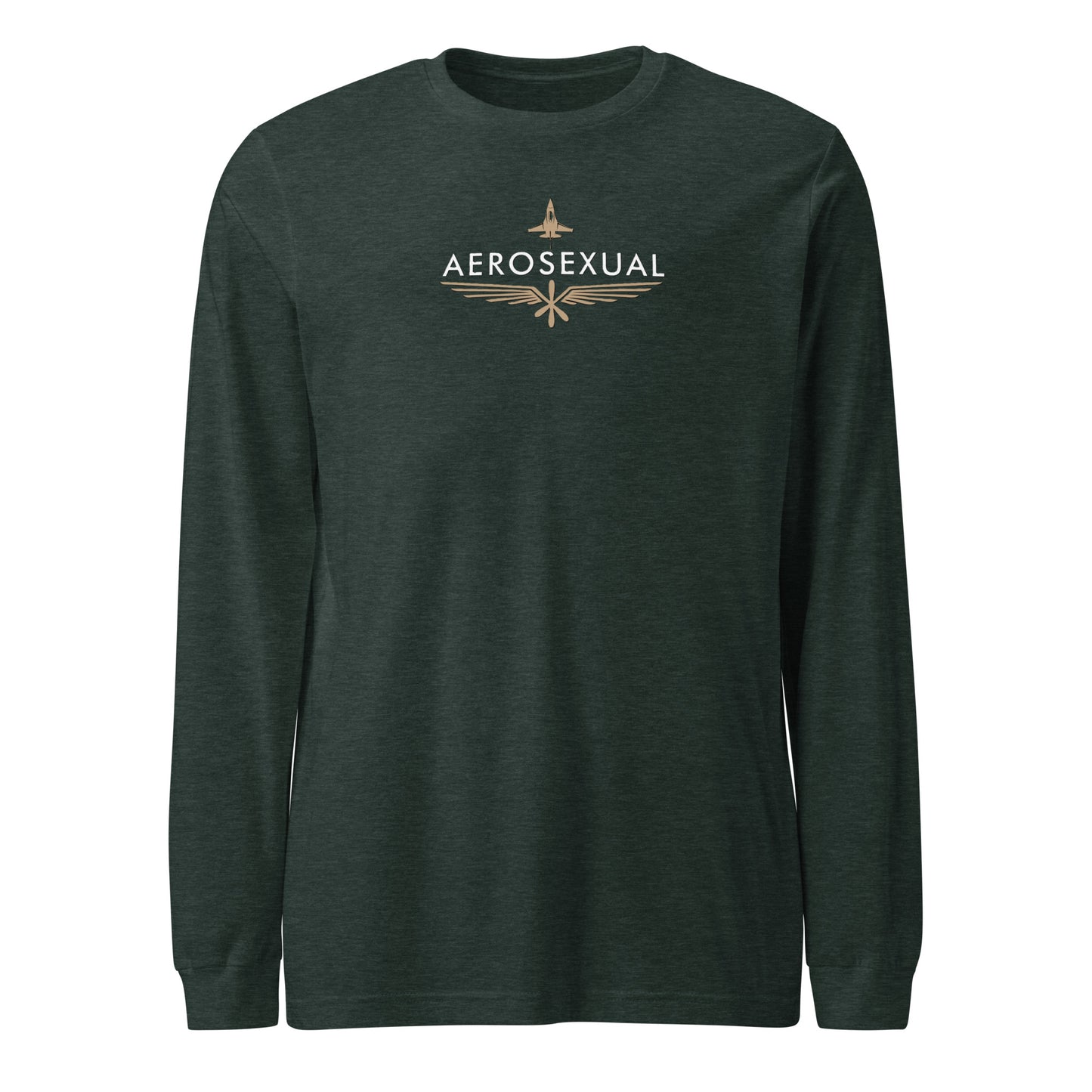 Aerosexual Long Sleeve - Aviation Tee - Unisex Cotton Shirt