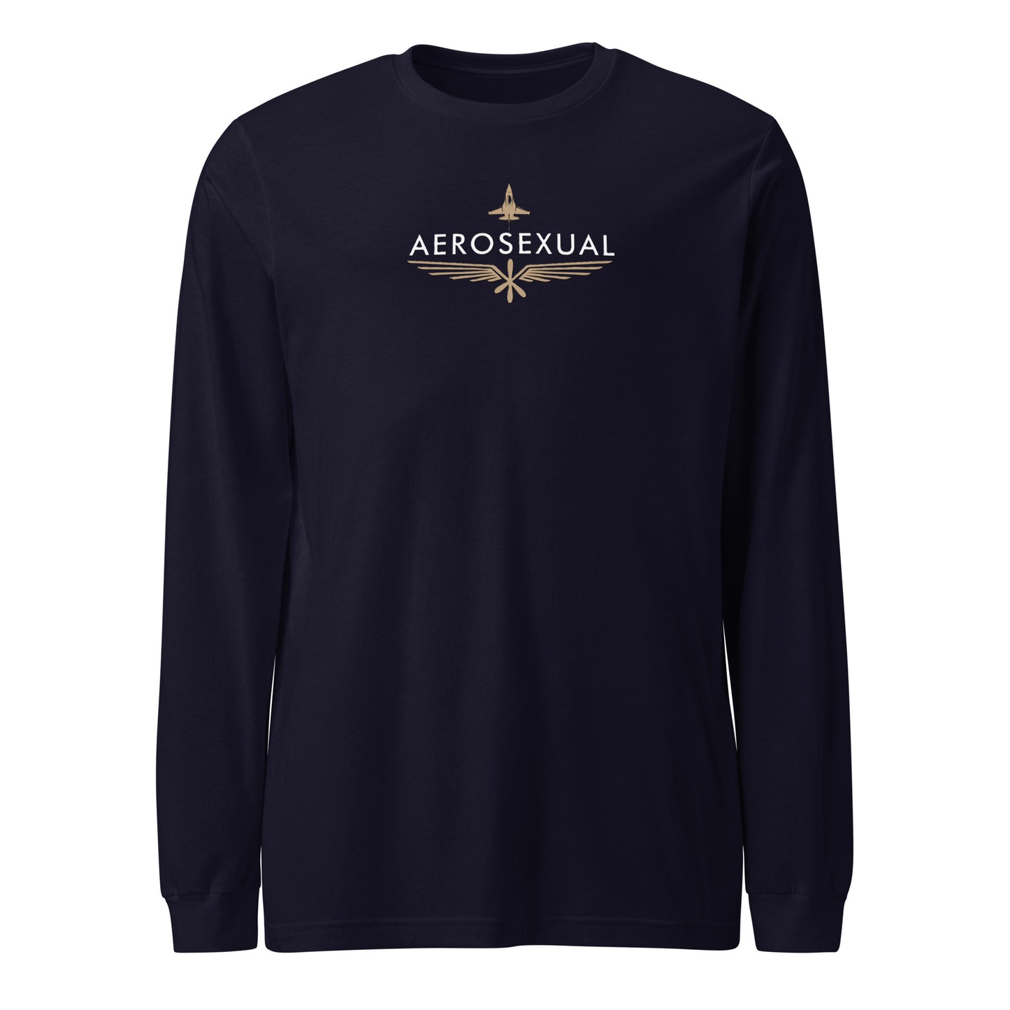 Aerosexual Long Sleeve - Aviation Tee - Unisex Cotton Shirt