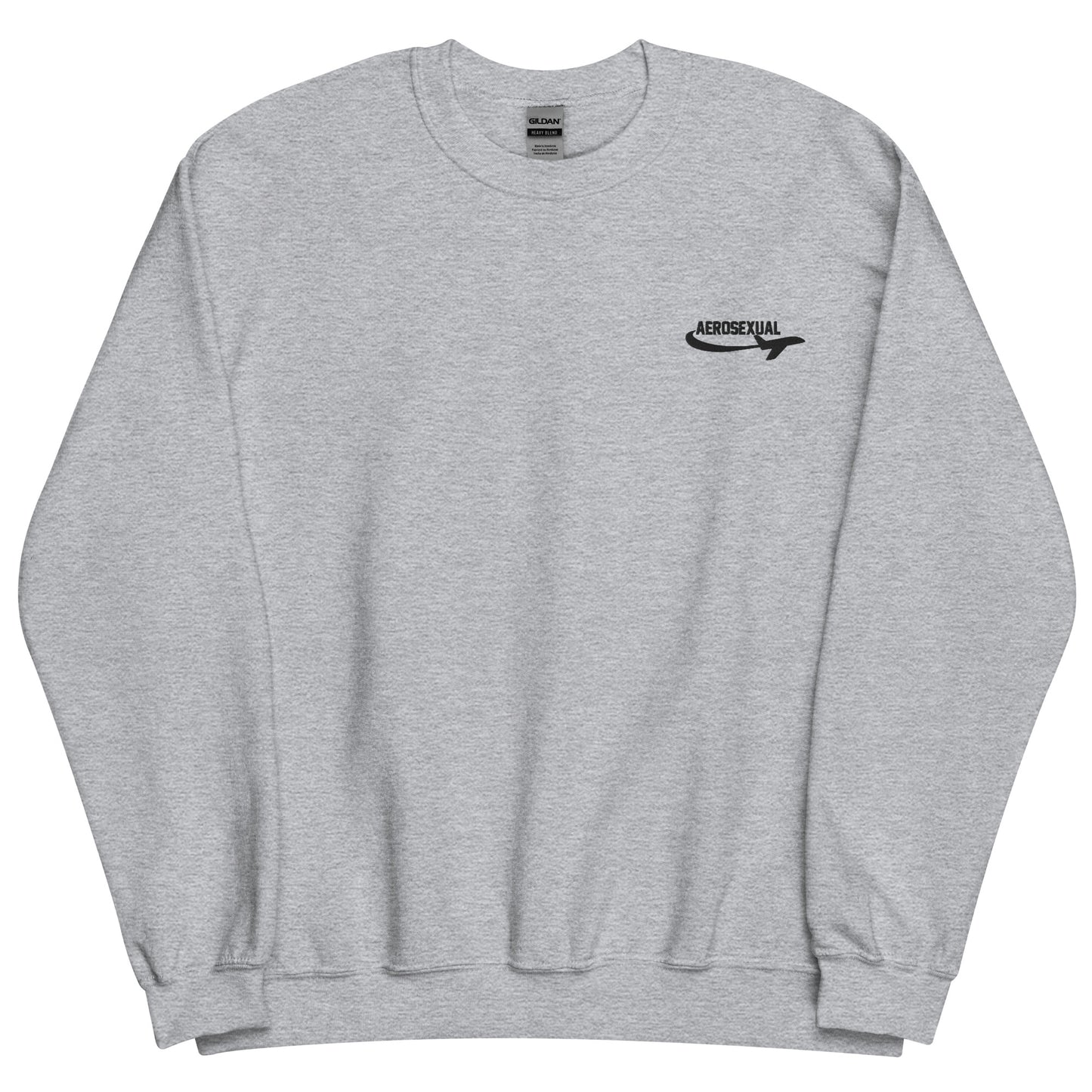 Aerosexual Sweatshirt - Aviation Embroidery - Unisex Cozy Top