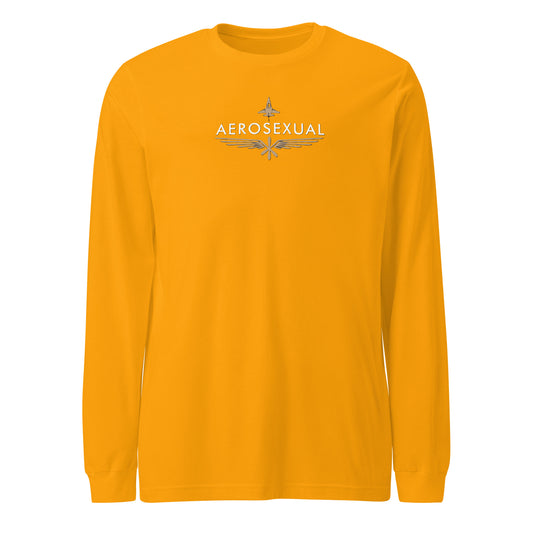 Aerosexual Long Sleeve - Aviation Tee - Unisex Cotton Shirt